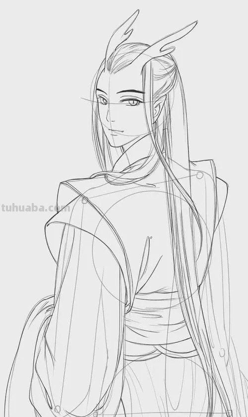 古风人怎么画