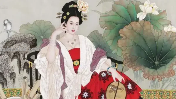 古代美女的画法