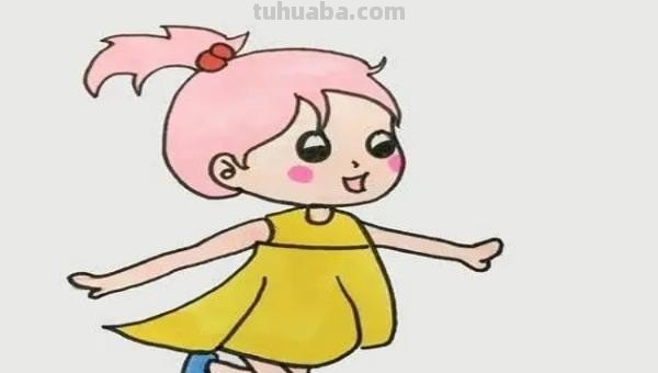 可爱的小女孩怎么画简单又漂亮