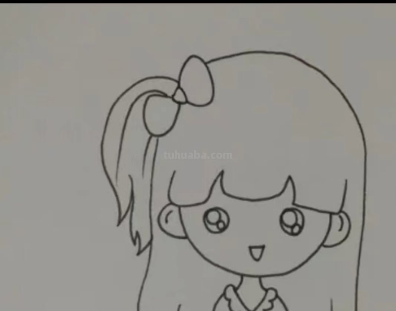 简单又可爱的小女孩怎么画