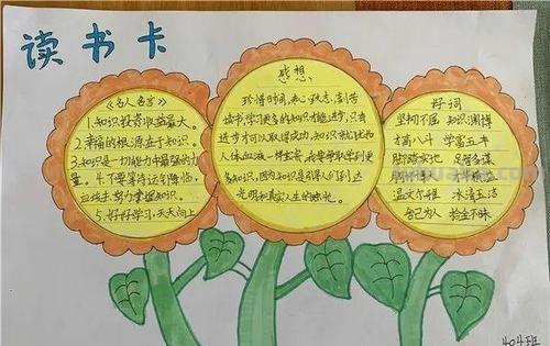 读书卡片手抄报怎么做 傻汉斯读书卡手抄报怎么做?