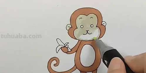 猴子的图片怎么画