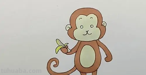 猴子的图片怎么画
