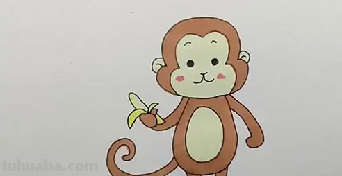 猴子的图片怎么画