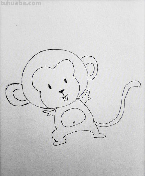 猴子简笔画 猴子简笔画图片大全