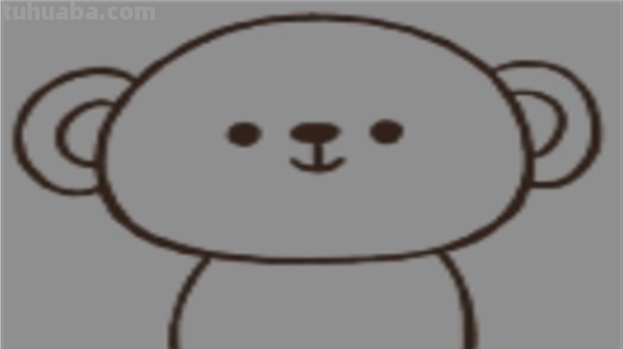 猴子简笔画教程