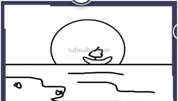 海边怎么画简笔画图片 儿童简单水彩画海边？