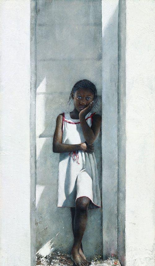 美国著名水彩画家Stephen Scott Young 人物水彩画作品选