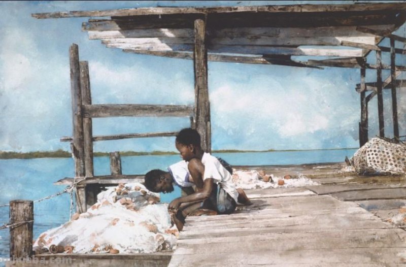 美国著名水彩画家Stephen Scott Young 人物水彩画作品选