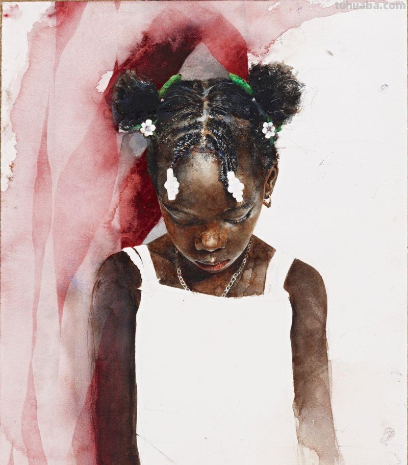 美国著名水彩画家Stephen Scott Young 人物水彩画作品选