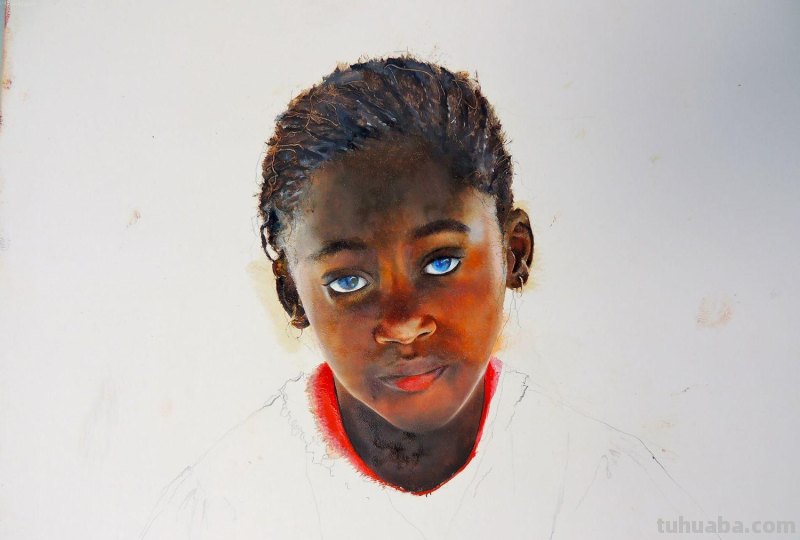 美国著名水彩画家Stephen Scott Young 人物水彩画作品选