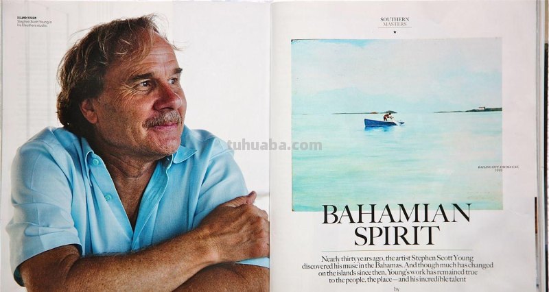 美国著名水彩画家Stephen Scott Young 人物水彩画作品选