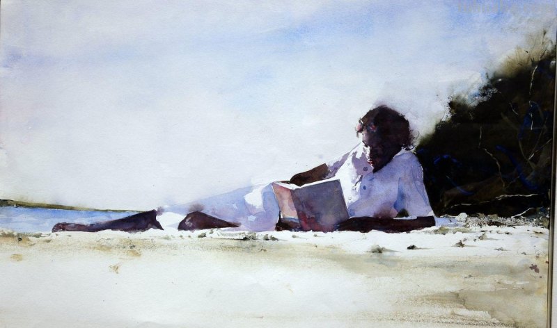 美国著名水彩画家Stephen Scott Young 人物水彩画作品选