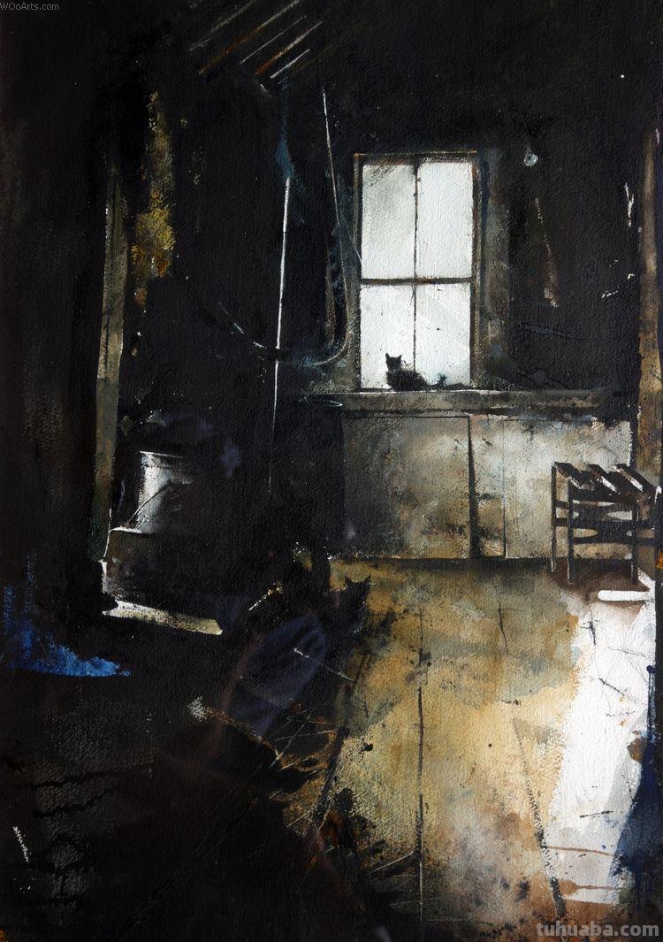 美国著名水彩画家Stephen Scott Young 人物水彩画作品选