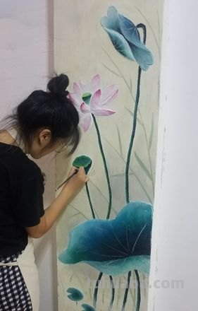 丙烯画墙上会掉色吗 丙烯墙绘会掉色吗
