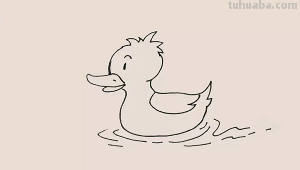 简笔画鸭子怎么画