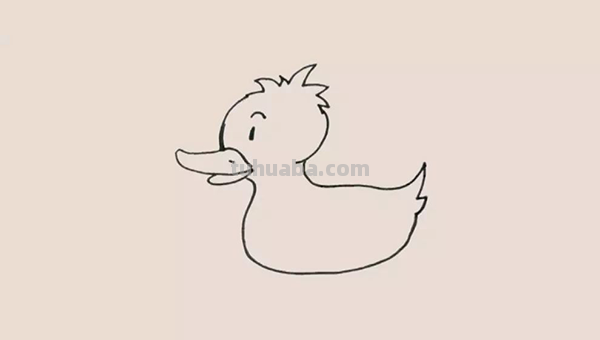简笔画鸭子怎么画