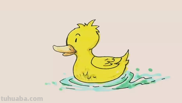 简笔画鸭子怎么画
