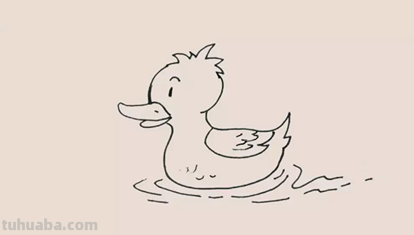 简笔画鸭子怎么画