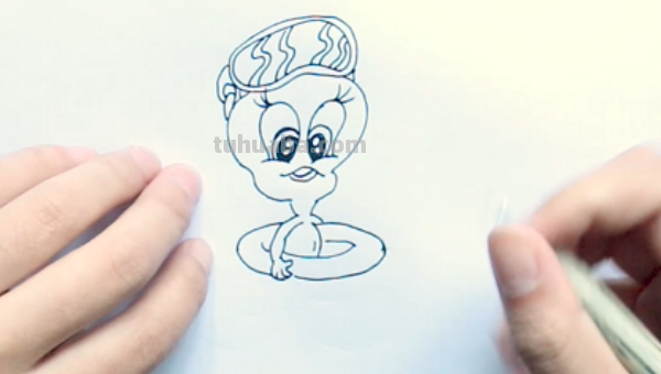 最简单的鸭子怎么画