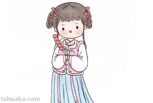 怎么画古风人物简单又漂亮