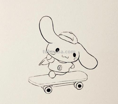 狗简笔画教程 玉桂狗简笔画教程