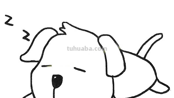 狗简笔画怎么画