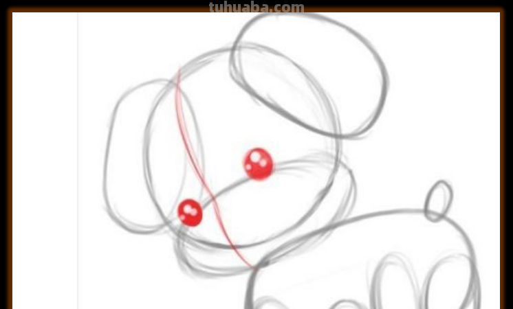 小狗怎么画简笔画可爱