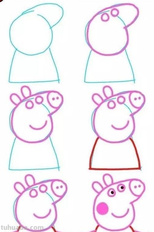 小猪佩奇怎么画简笔画 简笔画小猪佩奇方法? 小猪佩奇怎么画简笔画 简笔画小猪佩奇方法?