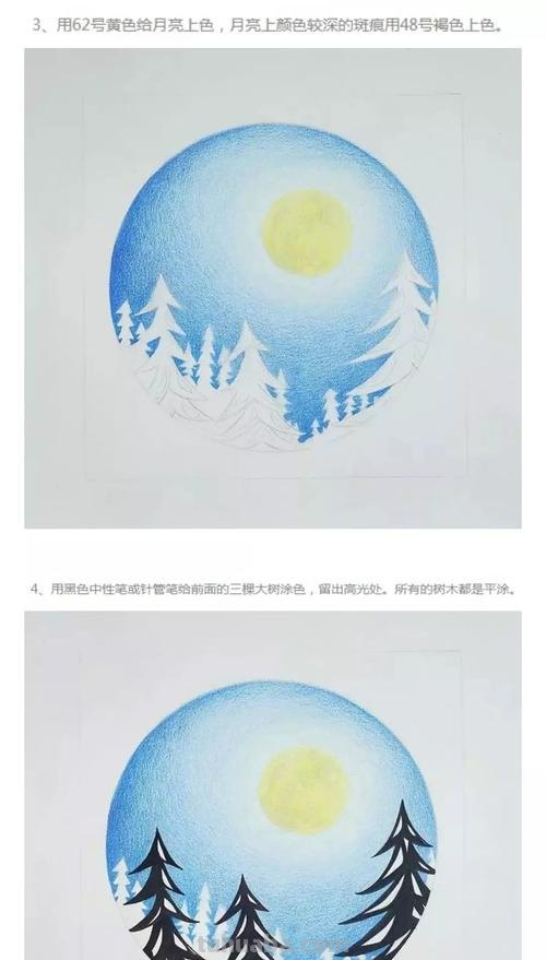 怎么画星空用彩铅的 怎样用彩铅画出星空?