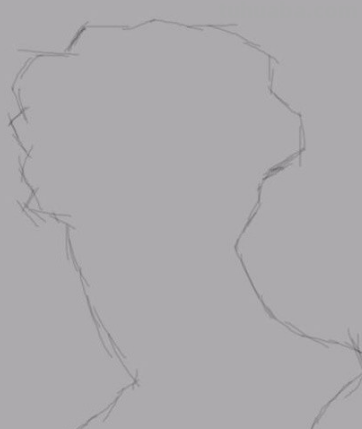 素描头像步骤及画法