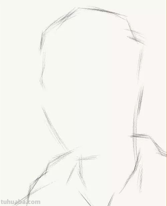 人头像素描画法6步骤