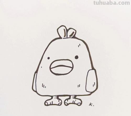 小鸡简笔画 小鸡简笔画 儿童简笔画