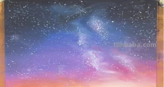 水彩画 星空 简单 画法