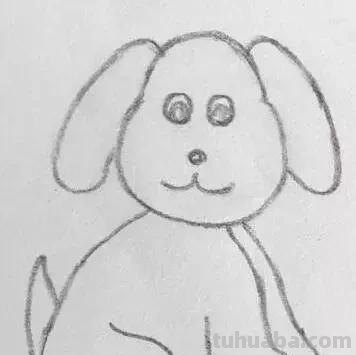 小狗怎么画简笔画图片 怎么画简笔画可爱的小狗？