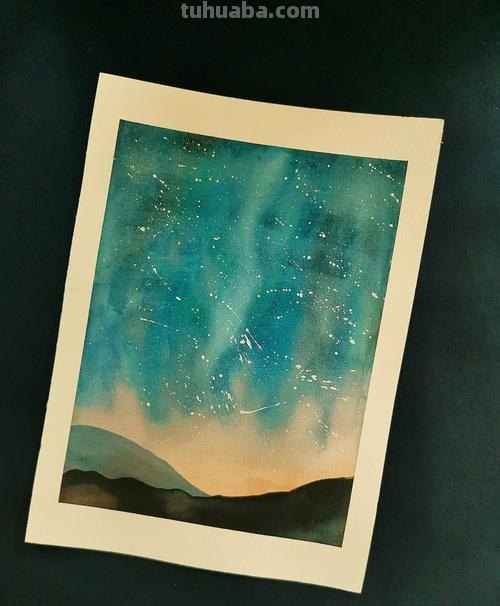 水彩画星空教程 水彩画星空教程 简单