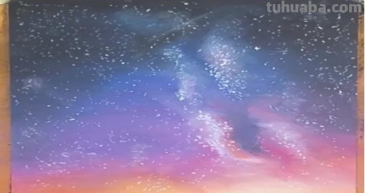水彩画 星空 简单 画法