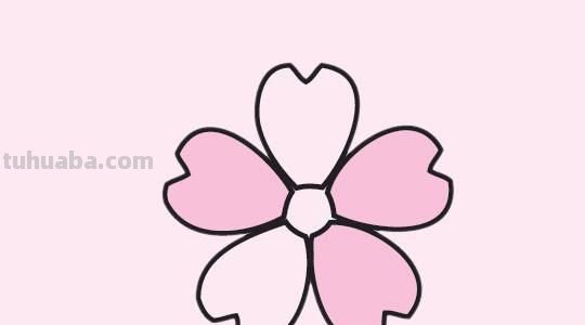 樱花花瓣怎么画简笔画 画花朵简单漂亮樱花?