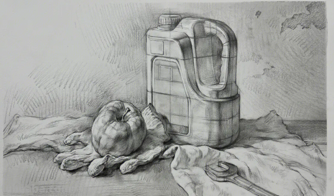 素描静物怎么画