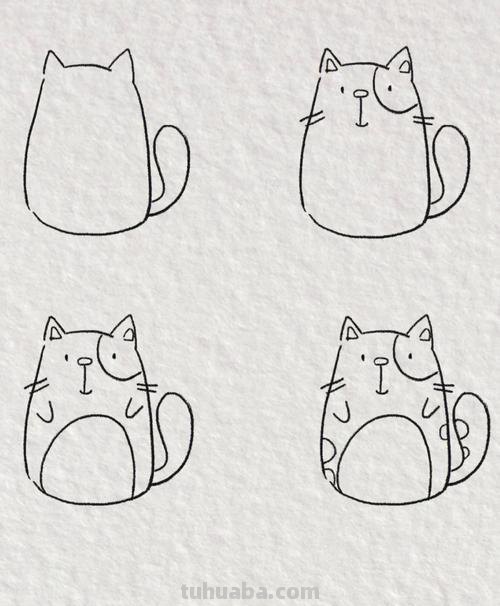 猫简笔画教程 猫简笔画教程视频