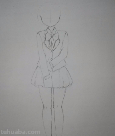 动漫女孩画画教程