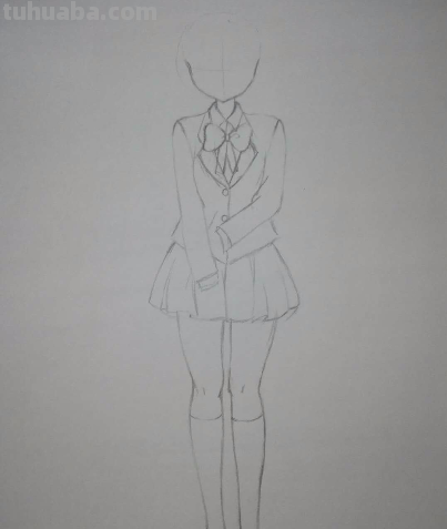 动漫女孩画画教程
