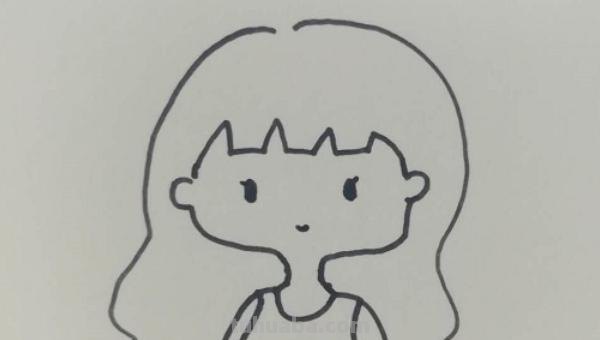 怎么画小女孩简笔画 简笔画可爱的小女孩怎么画？