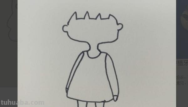 怎么画小女孩简笔画 简笔画可爱的小女孩怎么画？