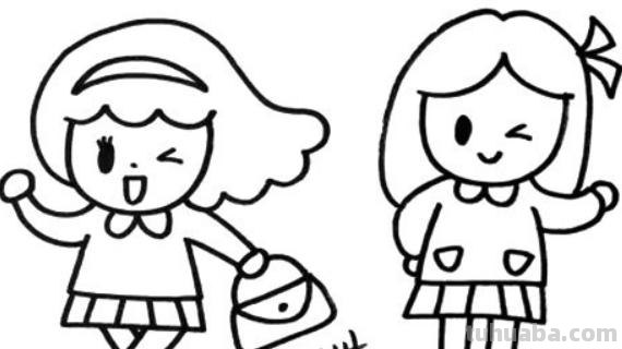 怎么画小女孩简笔画 简笔画可爱的小女孩怎么画？