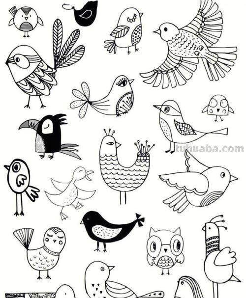 鸟简笔画 鸟简笔画简单又漂亮