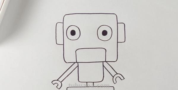 简笔画机器人怎么画 简笔画机器人?