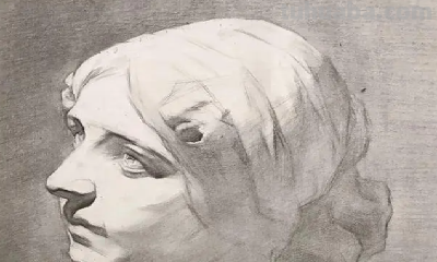素描石膏像步骤及画法