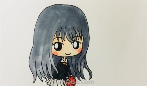 二次元美少女的画法