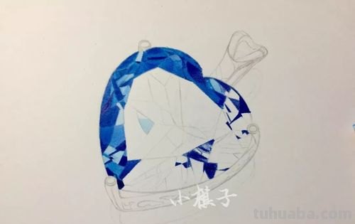 爱心水晶怎么画彩铅 彩铅画的基本画法有哪些?